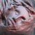 Handmade Figurative Ceramic Surreal Veiled Detailed Face Bust Sculpture in Charcoal and & Mauve Glaze For Sale - Image 9 of 17