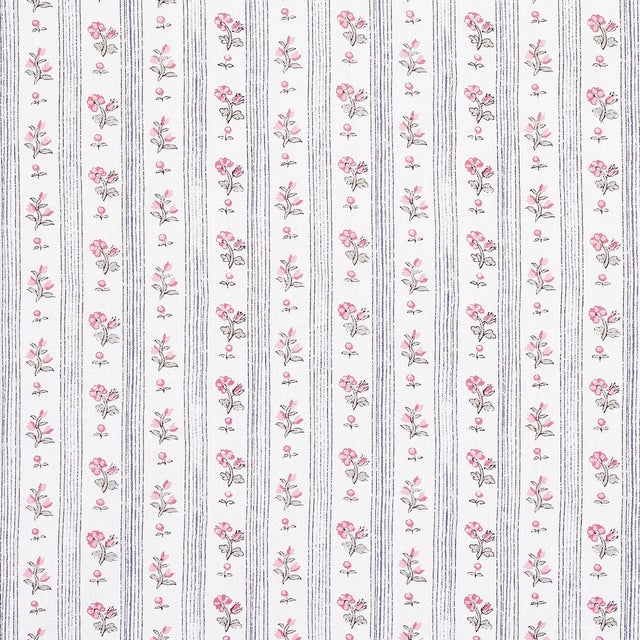 Not Yet Made - Made To Order Sample - Schumacher Cabanon Stripe Fabric in Rose For Sale - Image 5 of 5