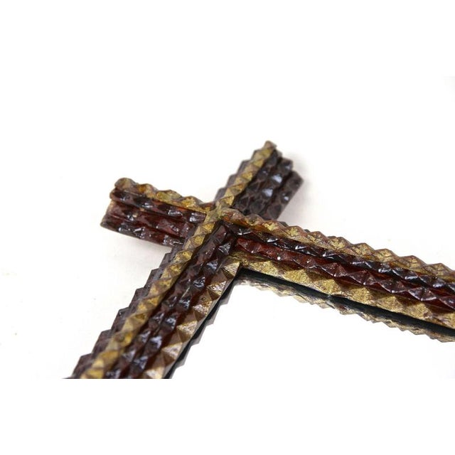 Late 19th Century Art Wall Rustic Tramp Mirror, Austria, 1880 For Sale - Image 13 of 18