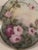 Metal Antique Victorian Porcelain Brooch With Pink Roses For Sale - Image 7 of 7