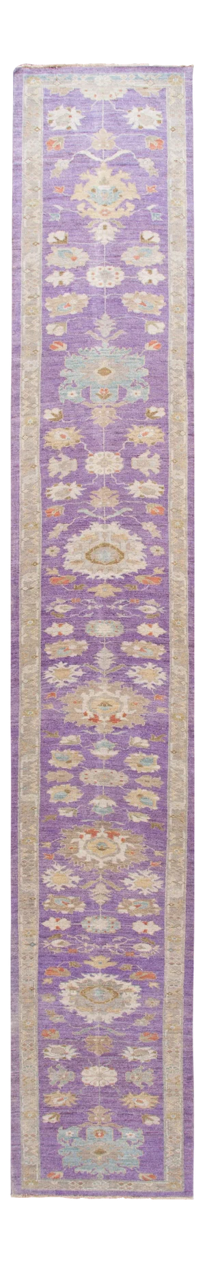 21st Century Modern Sultanabad Wool Long Runner Rug
