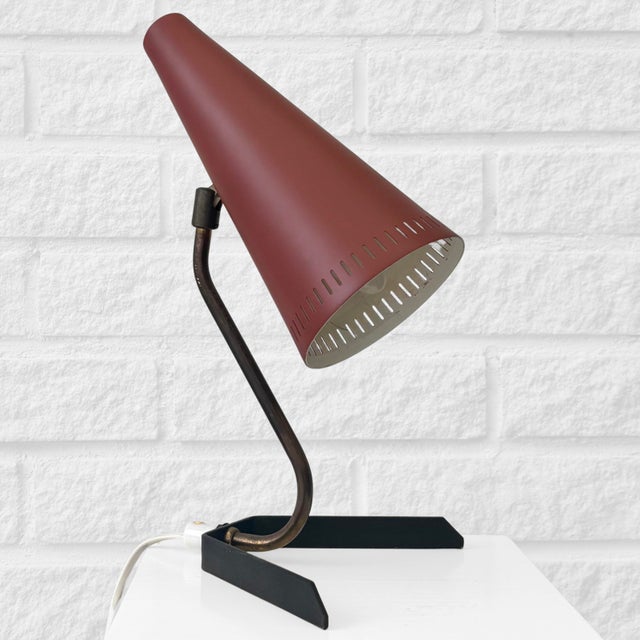 Mid-Century Modern Table Lamp from Gnosjö Konstsmide, Sweden, 1950s For Sale - Image 10 of 10