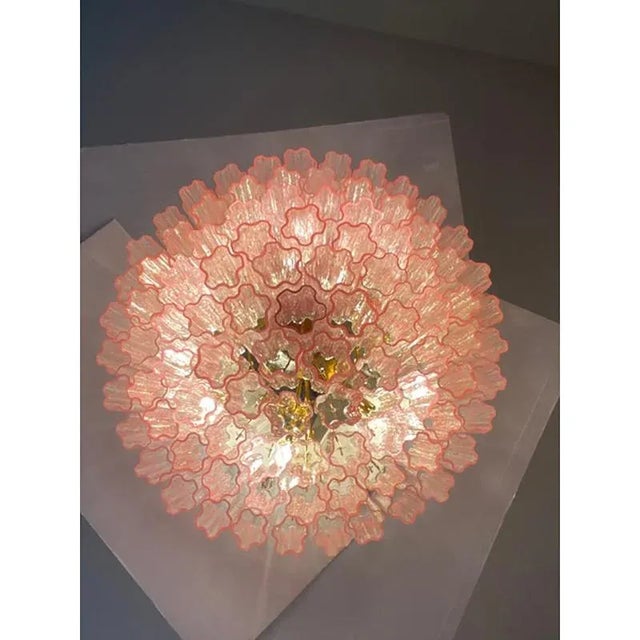 Pink Tronchi Murano Glass Flush Mount by Simoeng For Sale - Image 7 of 12