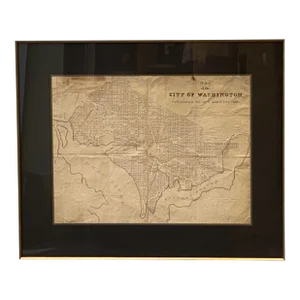 1840 Map of the City of Washington Published by William M. Morrison