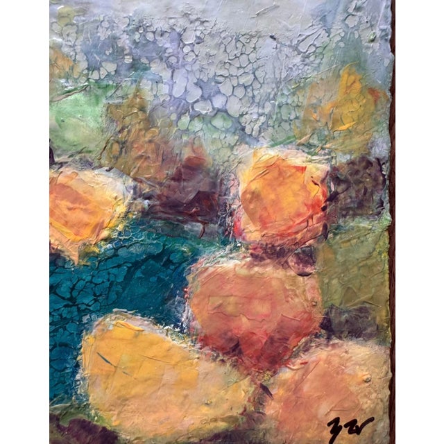 "Was It Even Real" Original Mixed-Media Abstract on Panel by Zac Woodiel For Sale - Image 4 of 10