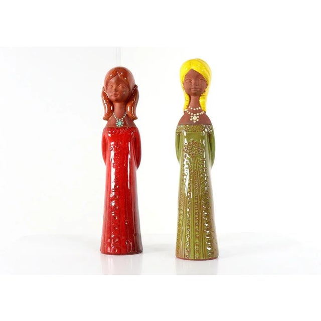Ceramic Lady Figures from Goebel, Set of 2 For Sale - Image 3 of 16