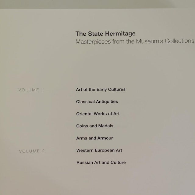1994 The State Hermitage Masterpieces From the Museum 2-Volume Collector's Edition Coffee Table Books With Malachite Green Covers & Slip Case Box For Sale - Image 4 of 6