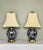 Pair of 1980s Blue and White Ginger Jar Table Lamps With Bronze Mounts and Gilt by Speer For Sale - Image 11 of 12