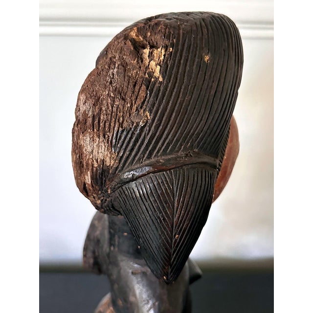 Gabon Punu Ancestor Female Figure on Custom Stand For Sale - Image 11 of 16
