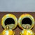 Metal Pair of Vintage Chinese Yellow Cloisonné "Dragon & Phoenix" Ginger Jars - 1310g For Sale - Image 7 of 9