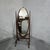 Mahogany Oval Cheval Mirror, 1900s For Sale - Image 3 of 7