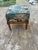 Teal French 19th Century Louis XVI Walnut Stool / Upholstery Seat For Sale - Image 8 of 11