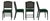 1970s Old Chapel Emerald City™ Leg-O-Matic Folding Dining Chairs, Set of 4 – Hollywood Regency Designer Edition For Sale