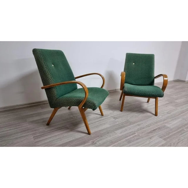 Set of Vintage Armchairs by Jaroslav Smidek, 1960s For Sale - Image 6 of 10