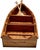 Vintage English Boat Form Etagere Bookshelf For Sale - Image 4 of 4