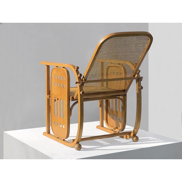 Sitzmachine Chair by Josef Hoffmann for Fischel, Austria, 1910s For Sale - Image 9 of 17