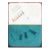 The Window 380 - Modern Shiny Resin Minimalist Teal and White Dual Tone Artwork by Ricky Hunt For Sale