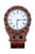 19th Century Victorian Carved Mahogany Wall Clock For Sale - Image 6 of 8