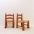 Low Brutalist Chairs by Charles Dudouyt, 1960s, Set of 2 For Sale - Image 9 of 15