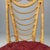 Italian Rattan Chairs with Round Decorations and Red Pillows, 1890s, Set of 4 For Sale - Image 10 of 18