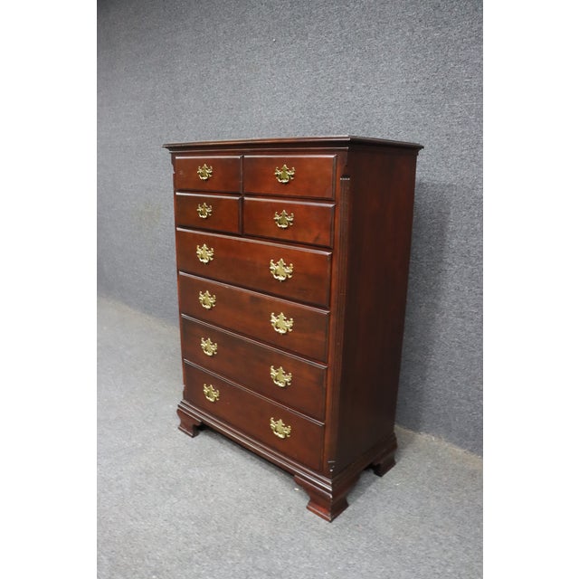 Wood Late 20th Century Kincaid Furniture Cherry Gentleman’s Chest For Sale - Image 7 of 10