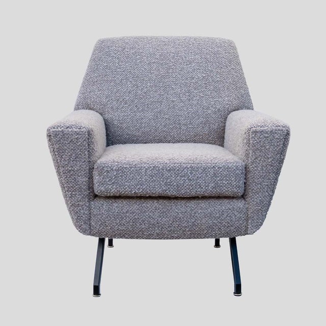 Set of Armchairs attributed to Lenzi, 1950s For Sale - Image 4 of 9