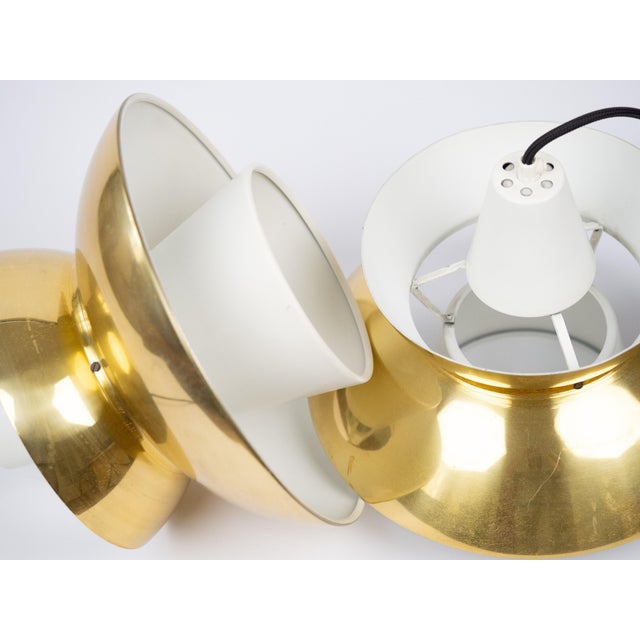 Vintage Danish Pendant Lamps by Henning Klok for Louis Poulsen, 1950s, Set of 2 For Sale - Image 13 of 14