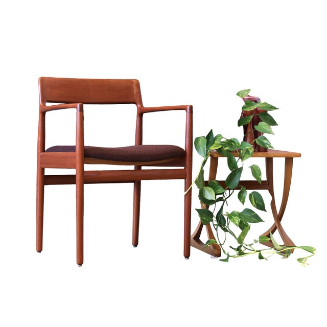 Model 152 Armchair in Teak and Kvadrat Upholstery by J. Nørgaard, 1960s For Sale - Image 17 of 18