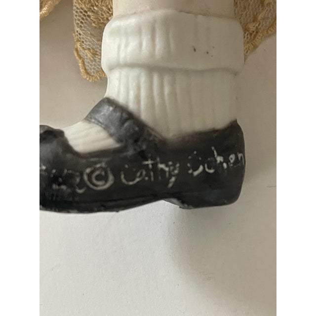 Ceramic 3 Vintage Artist Handmade Porcelain Dolls Signed Cathy Cohen For Sale - Image 7 of 12