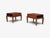 Wood John Keal, Occasional Tables, Mahogany, Brass, United States, 1950s For Sale - Image 7 of 12