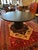Ebonized Oak Round Dining Table With Columnar Base For Sale In Philadelphia - Image 6 of 8