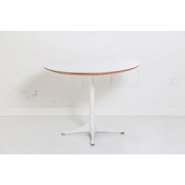 Laminate and Teak Coffee Table by George Nelson, 1950s, in Very Good conditions. Designed 1950 to 1959 This piece has an...