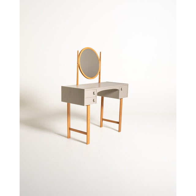 The "Casino" dressing table, designed by Sven Engström and Gunnar Myrstrand, was produced in Sweden by Tingströms for the...
