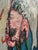 Paint Vintage Abstract Original Oil Painting on Board For Sale - Image 7 of 8