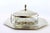 Octagonal Silver Butter Dish with Cut Glass Core, Knife and Knob Lid For Sale - Image 3 of 7