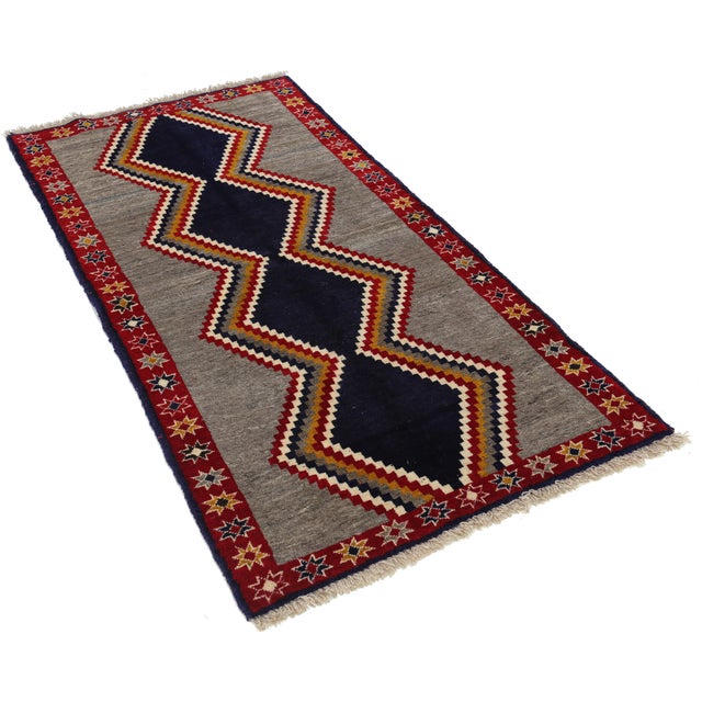 Traditional Pasargad Hand Knotted Allover Shiraz Rug For Sale - Image 3 of 4