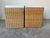 1980’s Vintage Boho Chic Woven Rattan Base Small Nightstands – A Pair For Sale - Image 4 of 12
