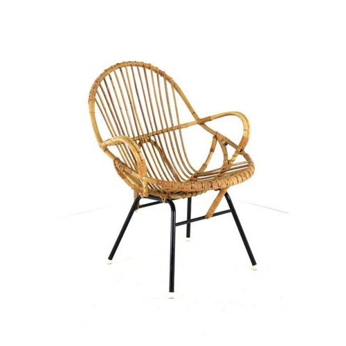 Rattan Chairs & Coffee Table, Set of 4 For Sale - Image 12 of 16