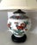 Stunning vintage Asian porcelain ginger jar lamp on a wood base. Quality made, sturdy lamp with a silk shade from...