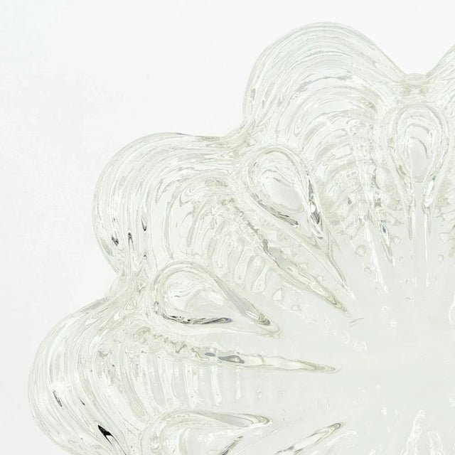 Large Mid-Century Modern Bubble Glass Flush Mount by Helena Tynell for Limburg, Germany, 1960s For Sale - Image 4 of 9