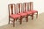 Baker Furniture Company Baker Furniture Style Federal Inlaid Mahogany Dining Chairs, Set of Four For Sale - Image 4 of 12