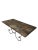 Steel Base French Style Bakers Table For Sale - Image 4 of 6