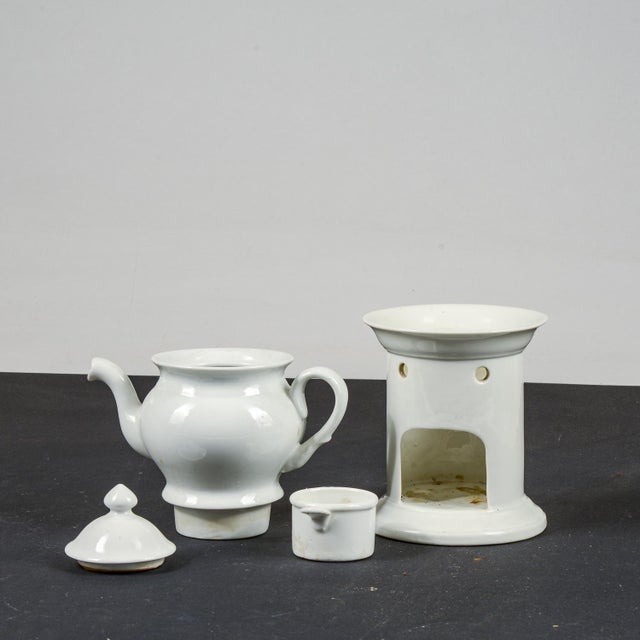 Teapot with Candleholder by R. Ginori, Set of 3 For Sale - Image 6 of 10