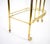 Midcentury Brass and Glass Italian Swing Out Bar Cart For Sale - Image 12 of 12