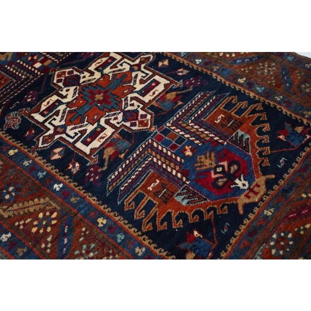 Antique Karajeh Heriz Runner 2'9'' x 14'8'' For Sale In New York - Image 6 of 10