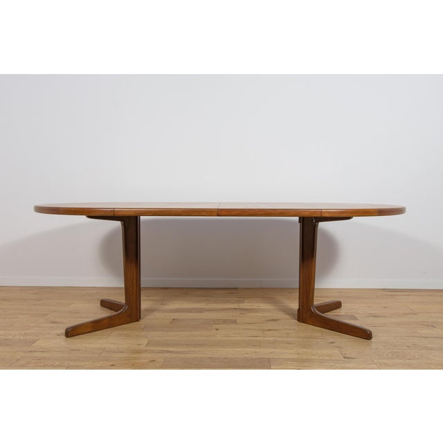 Mid-Century Modern Round Extending Dining Table in Teak, Denmark, 1960s For Sale - Image 10 of 18