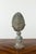 French French Turn of the Century 1900s Zinc Pinecone Fragment with Acanthus Leaves For Sale - Image 3 of 12