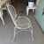 Mid 20th Century Painted White Ornate Metal Garden Chairs Set of 2 For Sale - Image 9 of 12