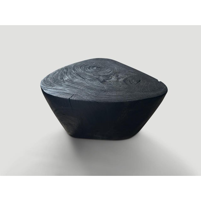 2010s Andrianna Shamaris Charred Minimalist Coffee Table For Sale - Image 5 of 5