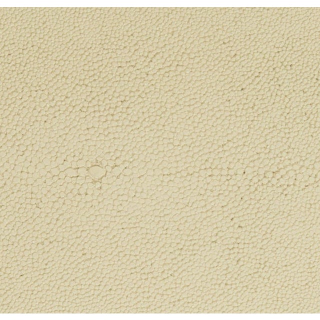 Made Goods Made Goods Faux Shagreen Mirror in Ivory For Sale - Image 4 of 4